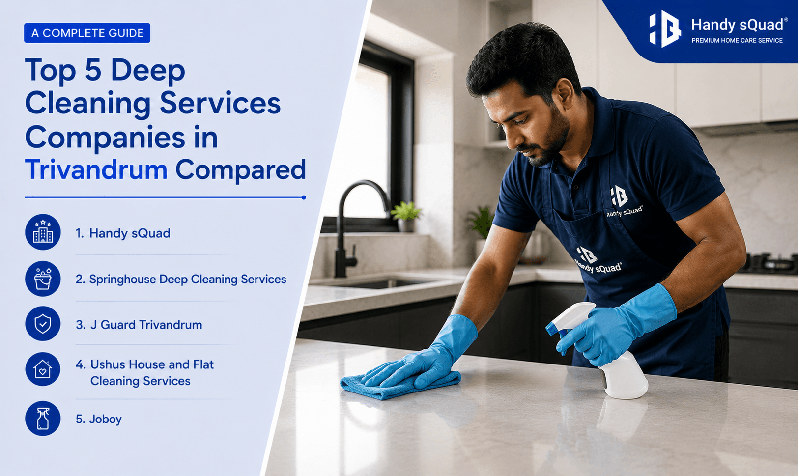 Top 5 Deep Cleaning Services Companies in Trivandrum Compared