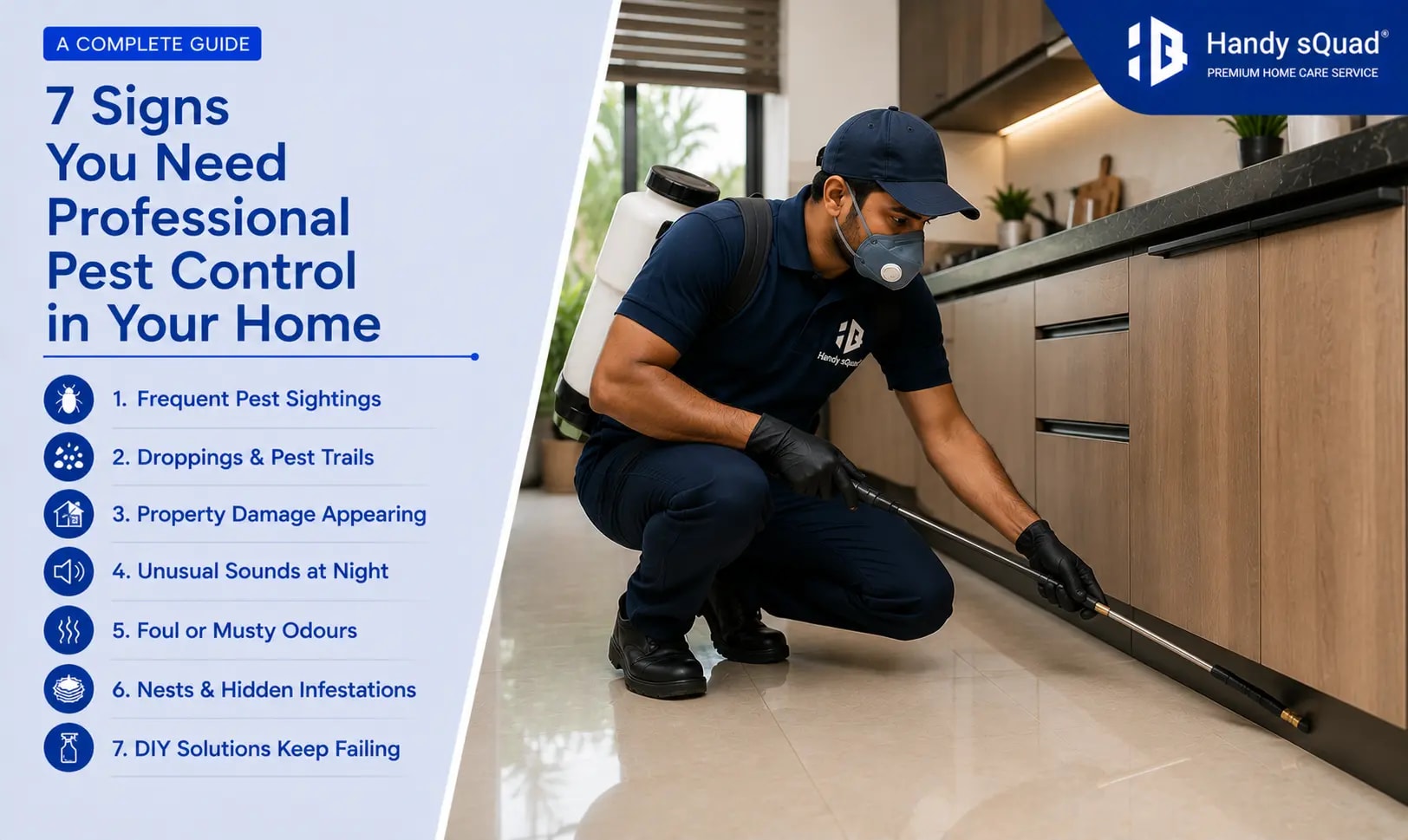 Signs you need Pest control for your home