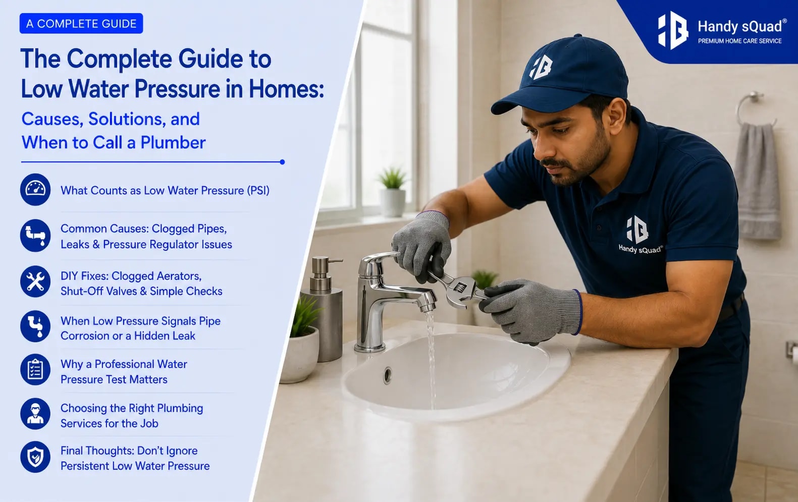 The Complete Guide to Low Water Pressure in Homes: Causes, Solutions, and When to Call a Plumber