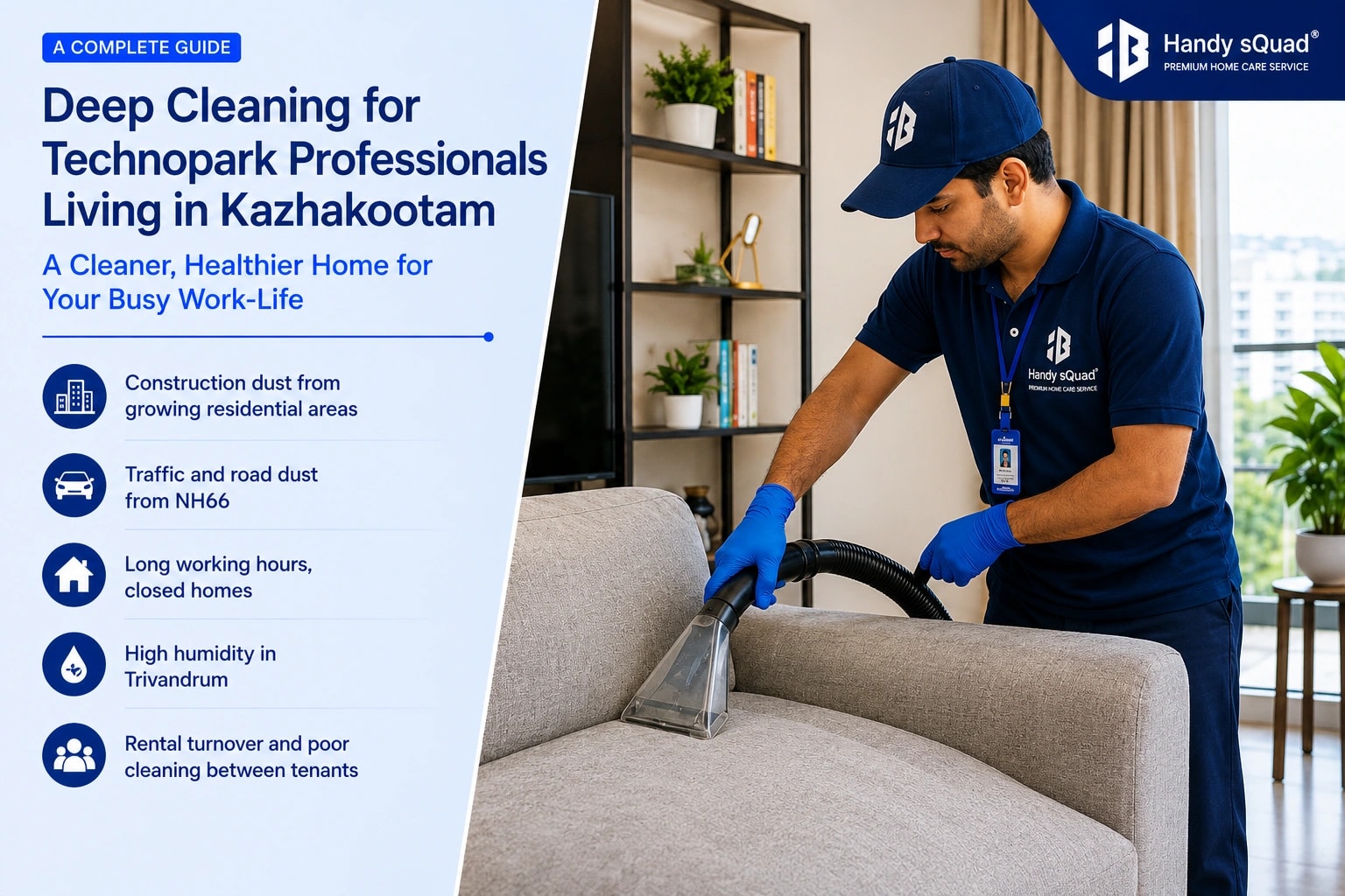 Deep Cleaning for Technopark Professionals Living in Kazhakootam