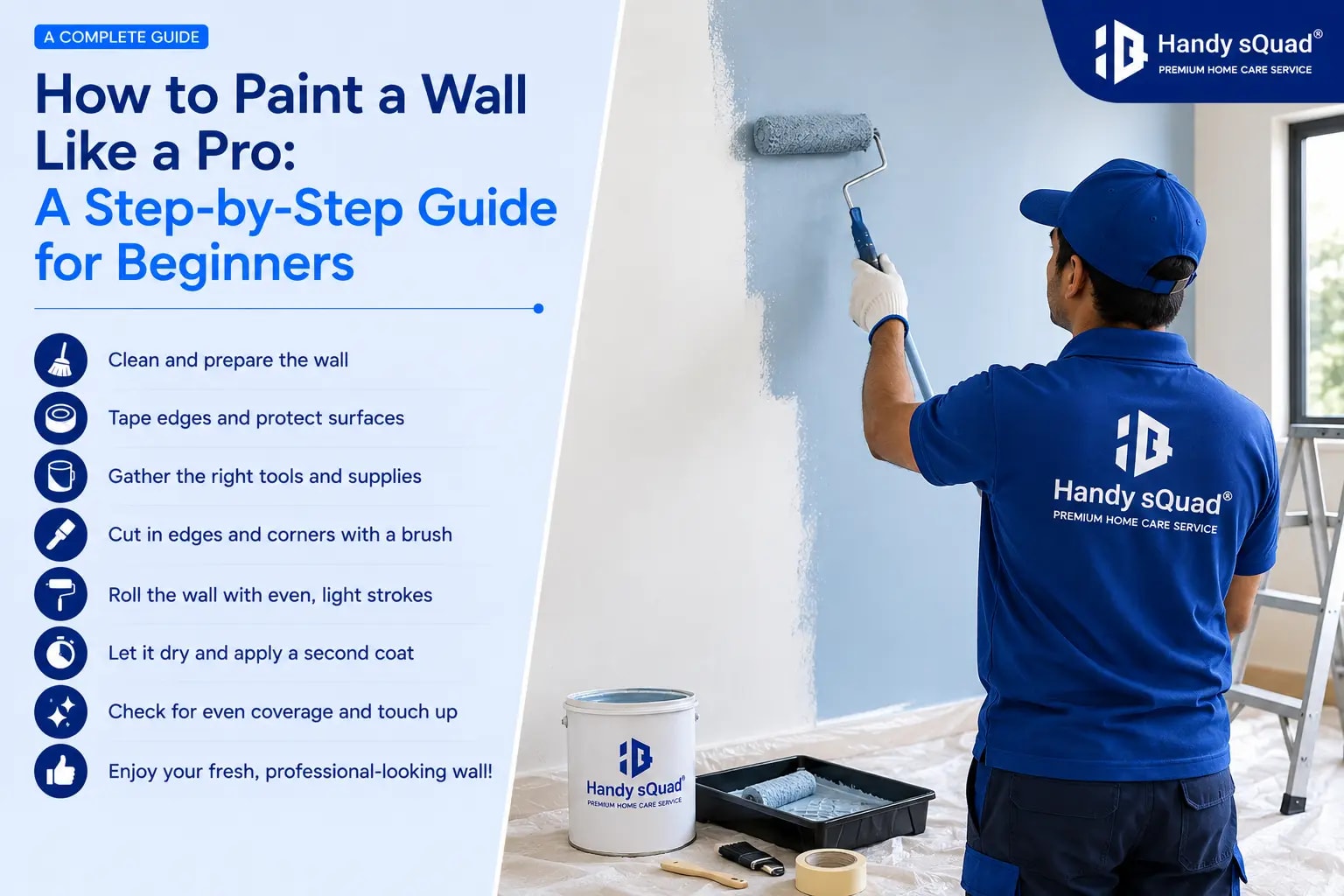 How to Paint a Wall Like a Pro Step-by-Step Guide