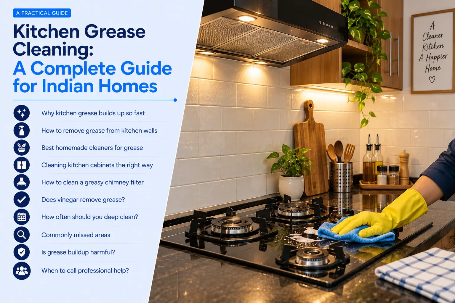 Kitchen Grease Cleaning A Complete Guide for Indian Homes