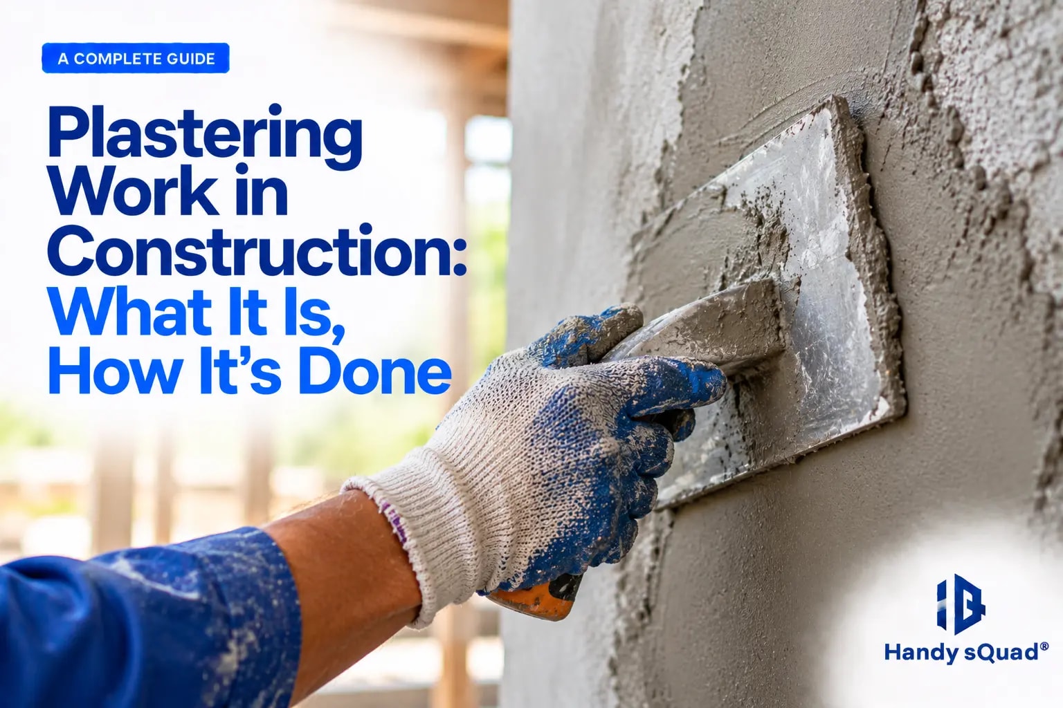 Plastering Work in Construction