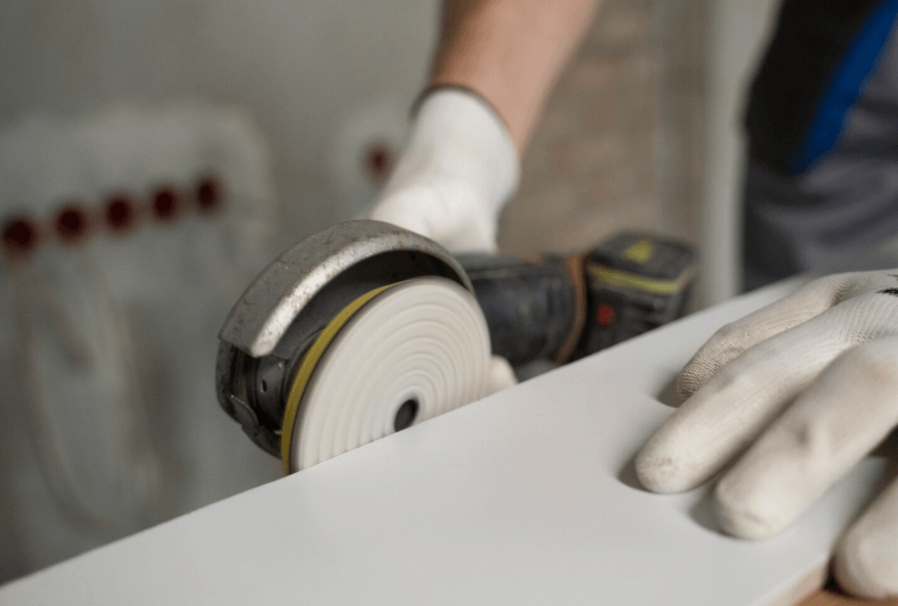 Marble granite polishing