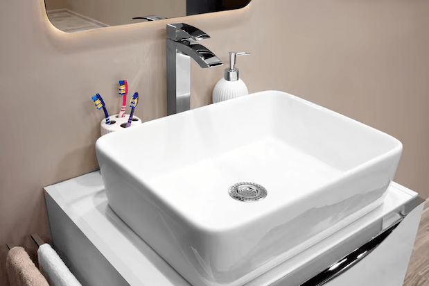 Wash basin installation