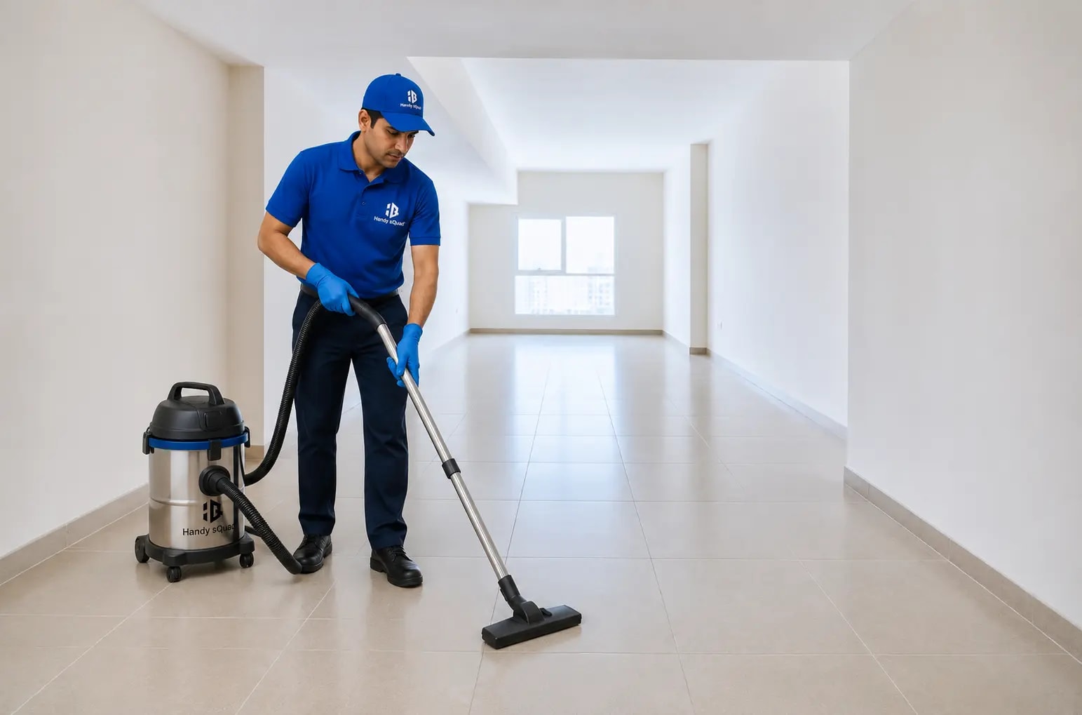Deep cleaning service of a unfurnished flat