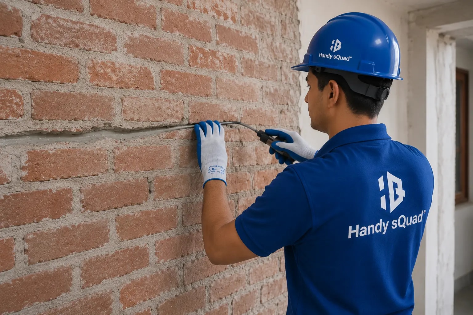 Civil wall crack repair