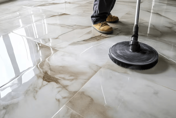 Marble granite polishing