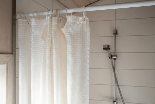 Shower Curtain Rod Installation (2 Brackets)