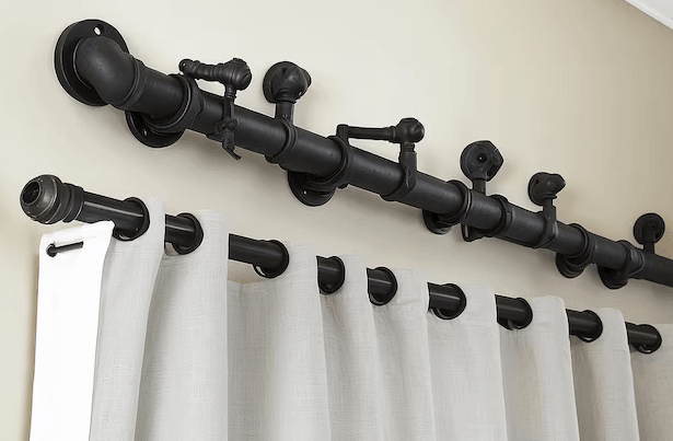 Curtain Rod Installation (2 Brackets)